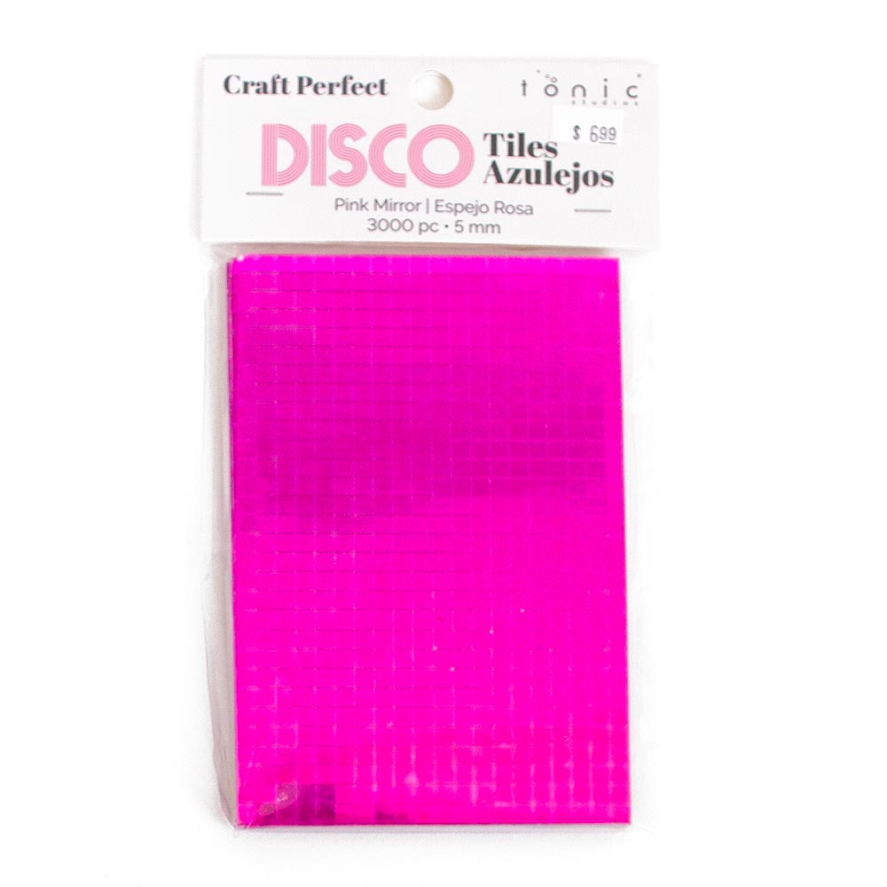 Pink, Craft Embellishments, Art & School, Craft Perfect, Grad Cap Decor, Disco Tiles, 962176